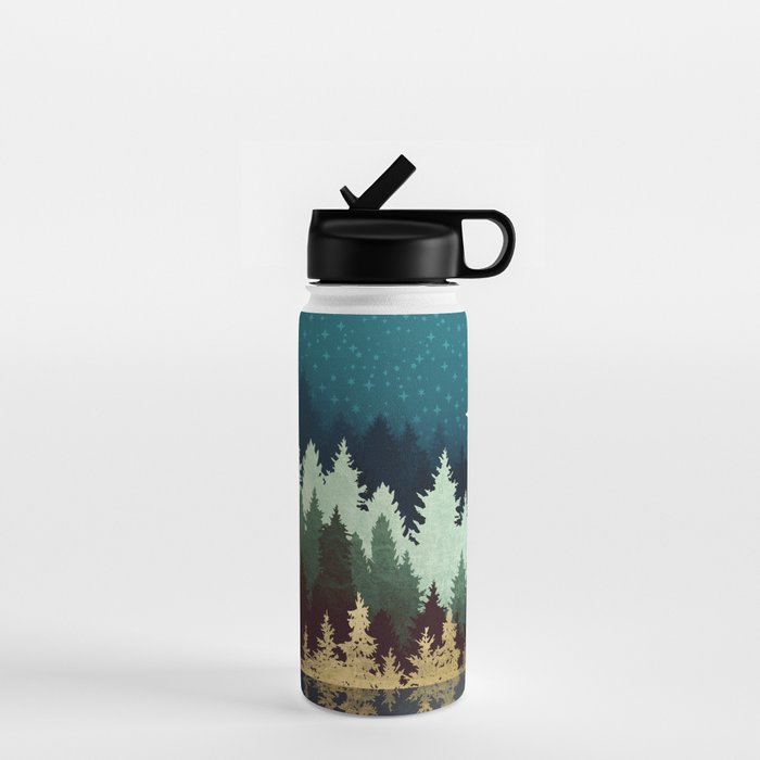 Star Forest Reflection Water Bottle Gallery Image 1