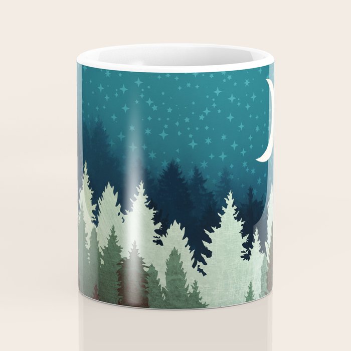 Star Forest Reflection Coffee Mug Gallery Image 4