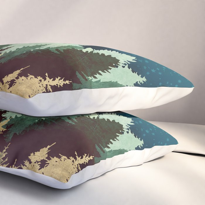 Star Forest Reflection Pillow Sham Gallery Image 3