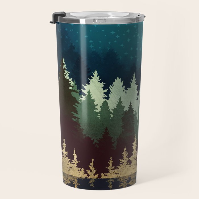 Star Forest Reflection Travel Mug Gallery Image 3