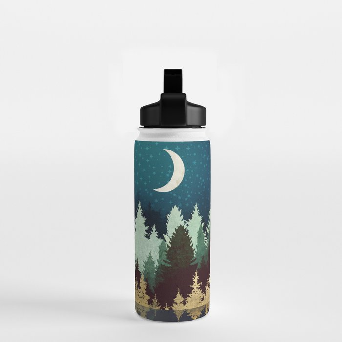 Star Forest Reflection Water Bottle Gallery Image 2