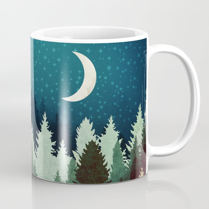 Star Forest Reflection Coffee Mug Gallery Image 1