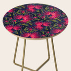 New Zealand Rata floral print (Night) Side Table Gallery Image 2