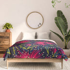 New Zealand Rata floral print (Night) Comforter Gallery Image 3