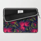 New Zealand Rata floral print (Night) Laptop Sleeve Gallery Image 2