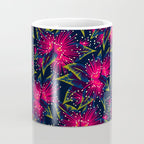 New Zealand Rata floral print (Night) Coffee Mug Gallery Image 4