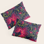 New Zealand Rata floral print (Night) Pillow Sham Gallery Image 3