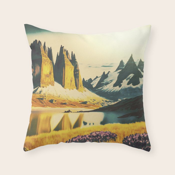 Travelling the Zenken Plains Throw Pillow Gallery Image 6
