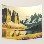 Travelling the Zenken Plains Wall Tapestry Gallery Image 4