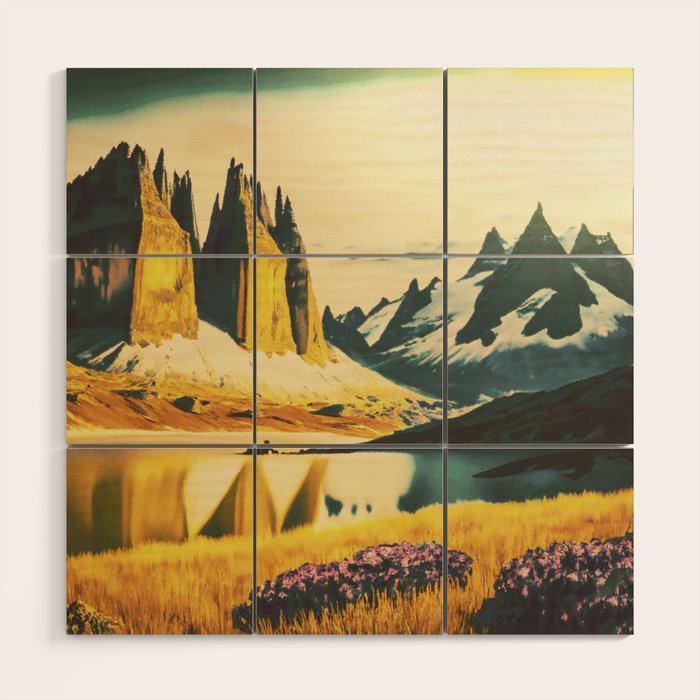 Travelling the Zenken Plains Wood Wall Art Gallery Image 1