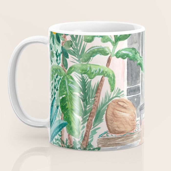Moroccan Dream - Brunette Hair (Other Hair & Skin Tones Available) Coffee Mug Gallery Image 3