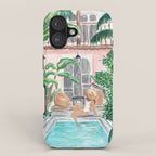 Moroccan Dream - Brunette Hair (Other Hair & Skin Tones Available) iPhone Case Gallery Image 1