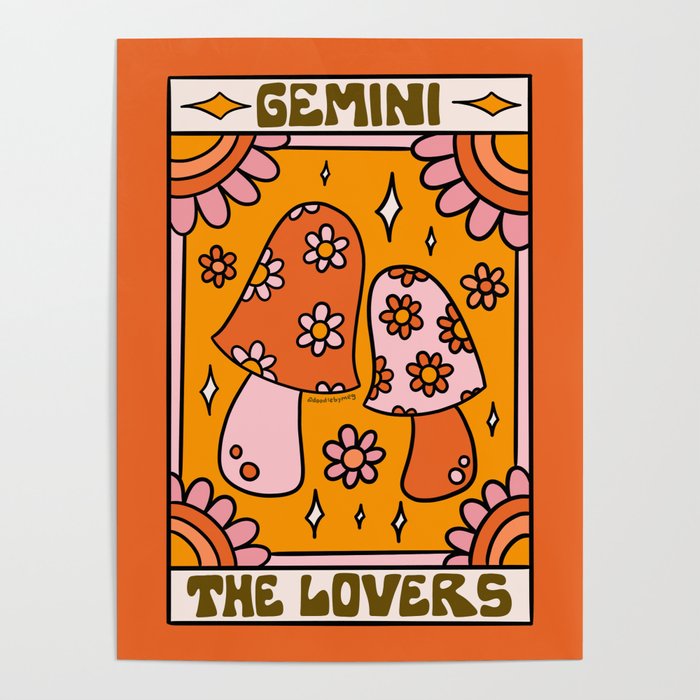 Gemini Tarot Card Poster Gallery Image 1