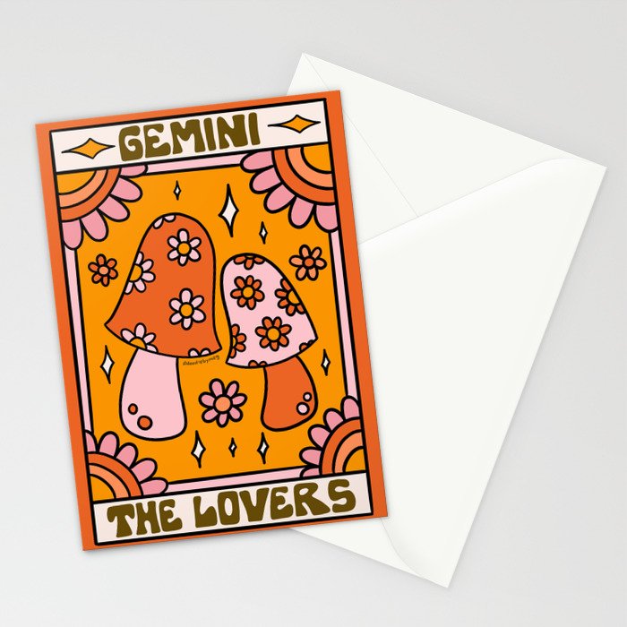 Gemini Tarot Card Stationery Card Gallery Image 2