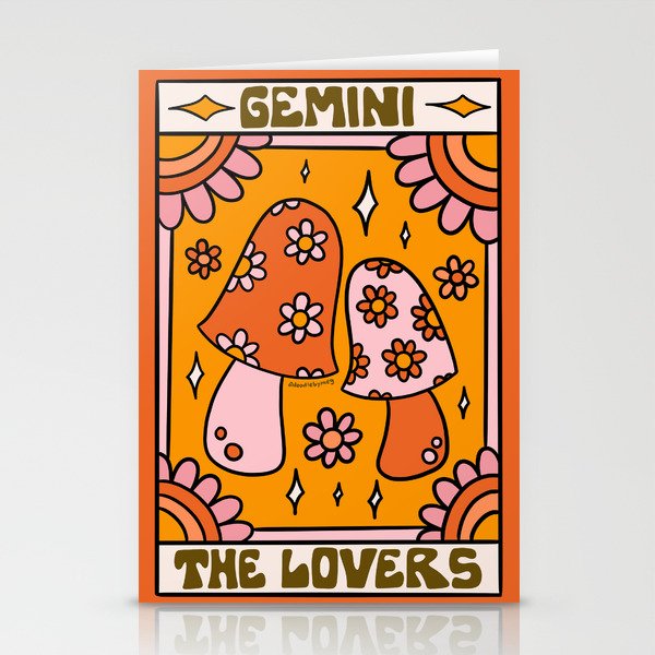 Gemini Tarot Card Stationery Card Gallery Image 2