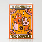 Gemini Tarot Card Stationery Card Gallery Image 2