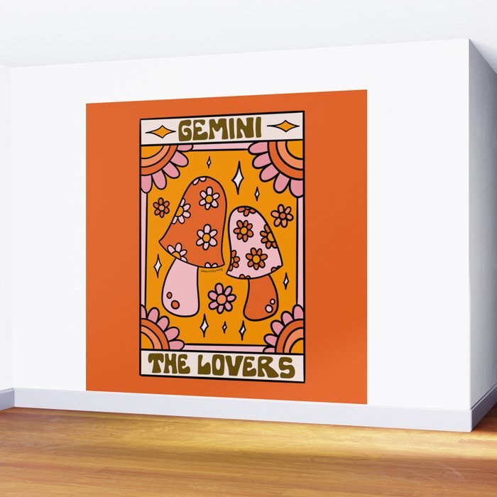 Gemini Tarot Card Wall Mural Gallery Image 2