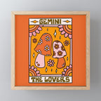 Gemini Tarot Card Mini Art Print Gallery Image 1