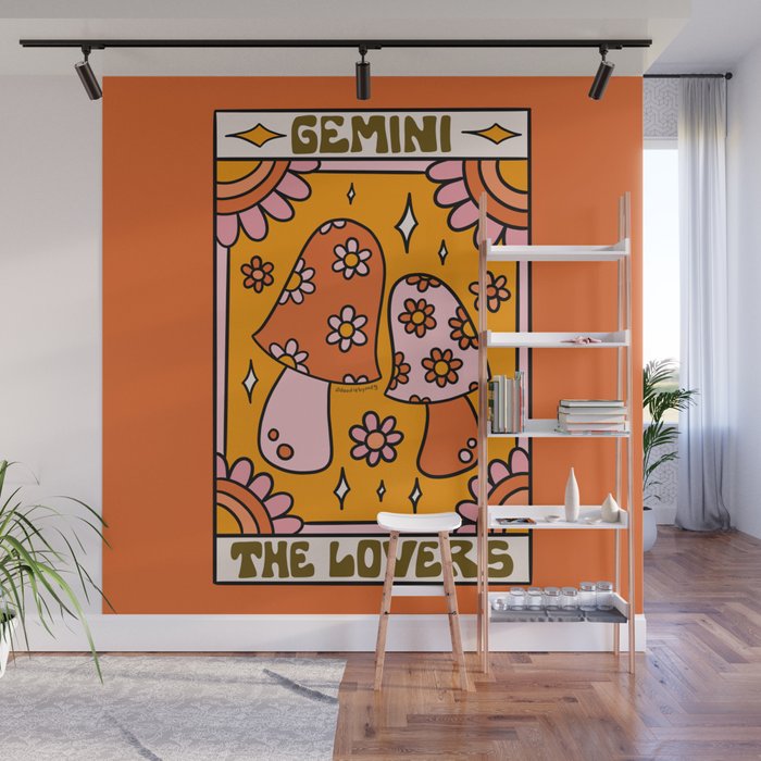 Gemini Tarot Card Wall Mural Gallery Image 1