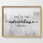 And So The Adventure Begins Serving Tray Gallery Image 1