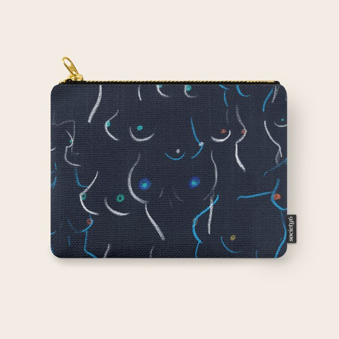 Breasts in Night Carry All Pouch Gallery Image 1