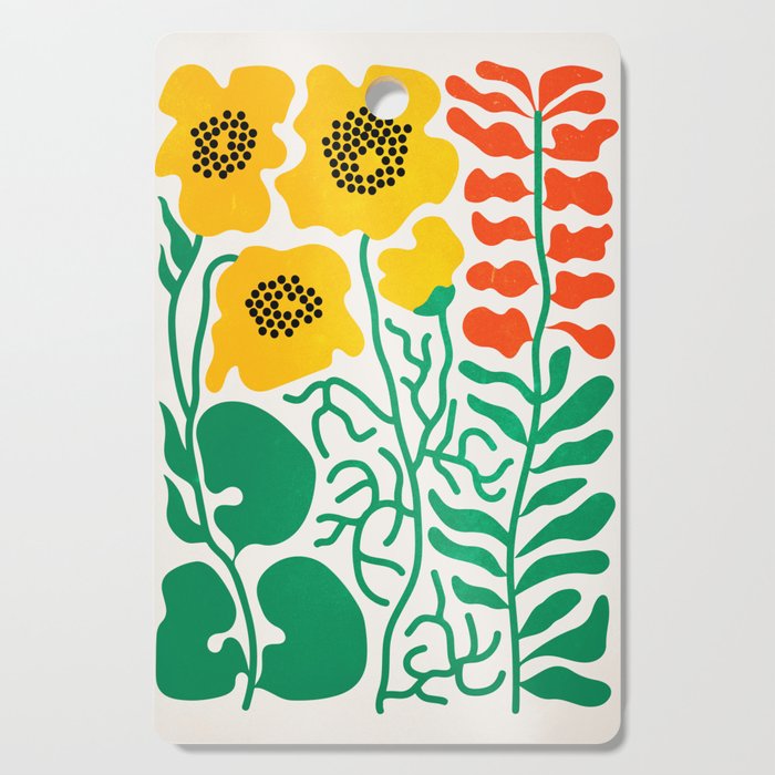 Flowers & Branches II Cutting Board Gallery Image 1