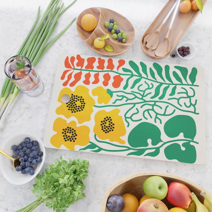 Flowers & Branches II Cutting Board Gallery Image 2