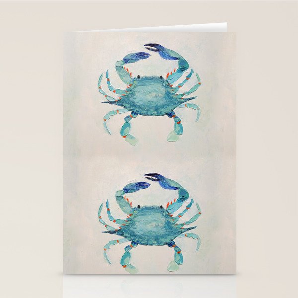 Atlantic Blue Crab Stationery Card Gallery Image 2