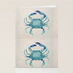 Atlantic Blue Crab Stationery Card Gallery Image 2