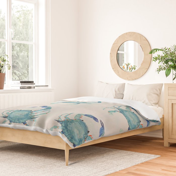 Atlantic Blue Crab Duvet Cover Gallery Image 2