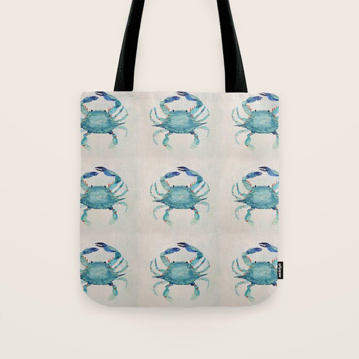 Atlantic Blue Crab Tote Bag Gallery Image 1