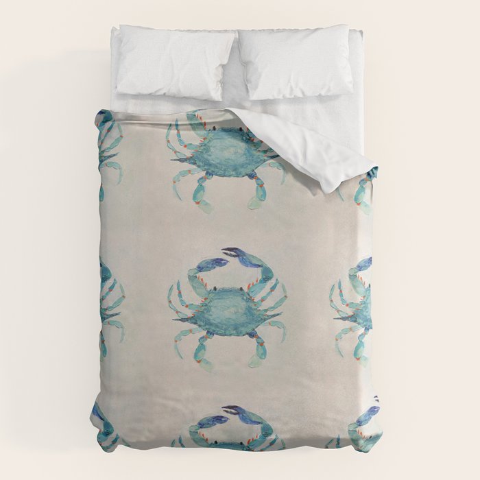 Atlantic Blue Crab Duvet Cover Gallery Image 6