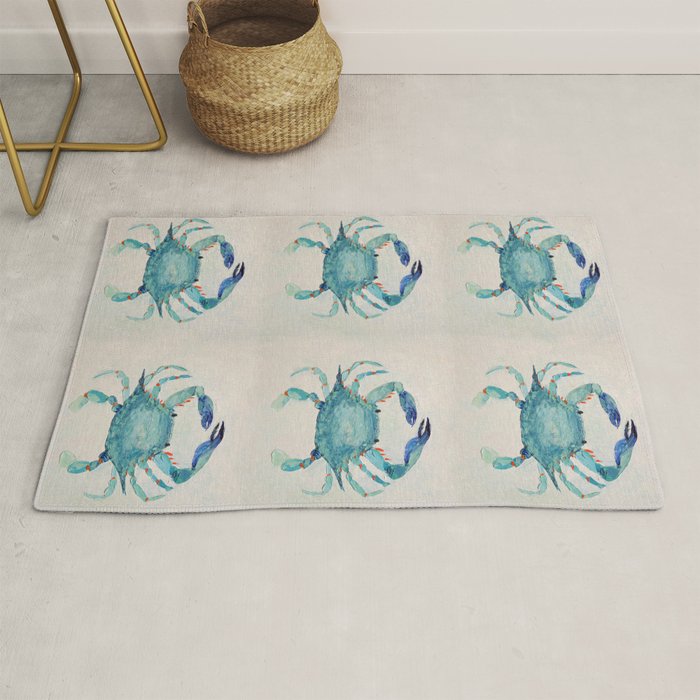 Atlantic Blue Crab Rug Gallery Image 1