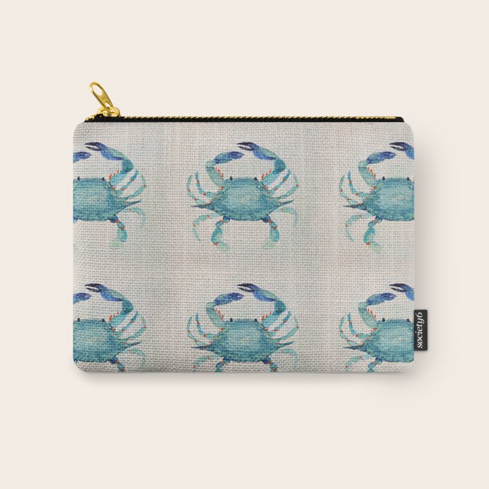 Atlantic Blue Crab Carry All Pouch Gallery Image 1