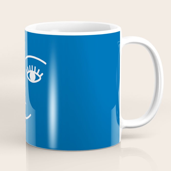 Wink (Sapphire Blue) Coffee Mug Gallery Image 1