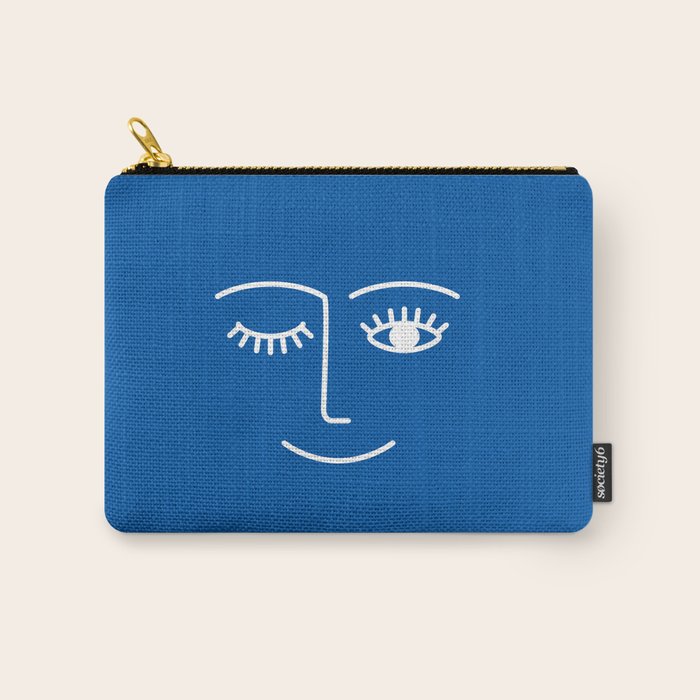 Wink (Sapphire Blue) Carry All Pouch Gallery Image 1