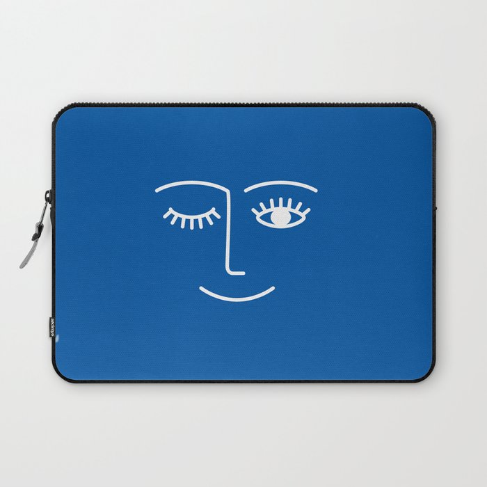 Wink (Sapphire Blue) Laptop Sleeve Gallery Image 1
