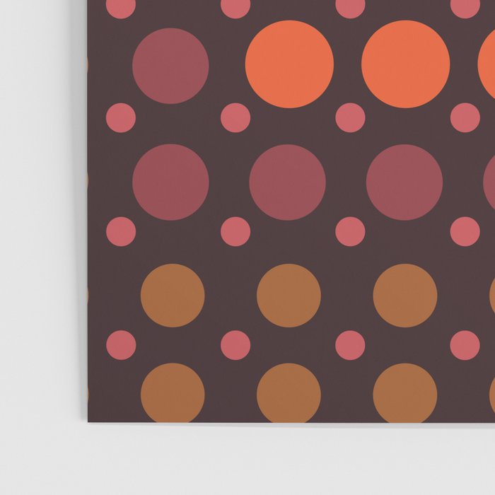 Dotted Retro Gradient - Hazel Poster Gallery Image 3
