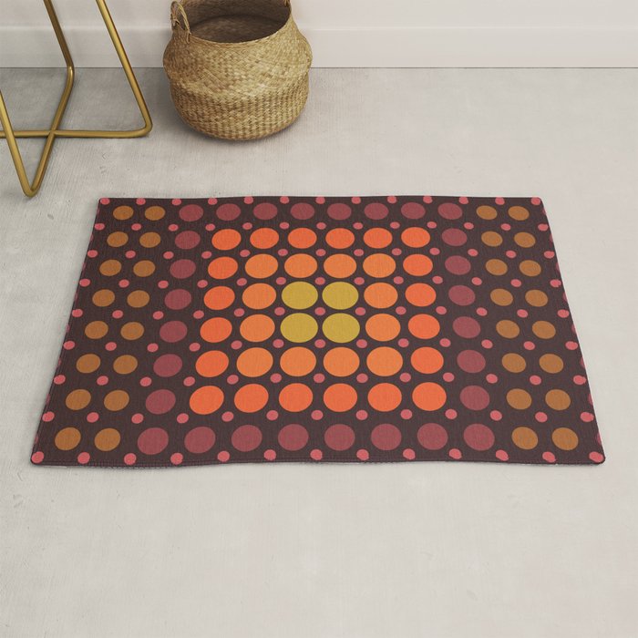 Dotted Retro Gradient - Hazel Rug Gallery Image 1