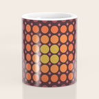 Dotted Retro Gradient - Hazel Coffee Mug Gallery Image 4