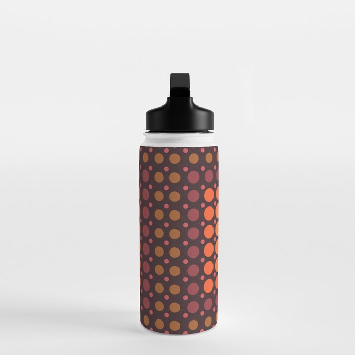 Dotted Retro Gradient - Hazel Water Bottle Gallery Image 3
