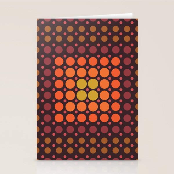 Dotted Retro Gradient - Hazel Stationery Card Gallery Image 2