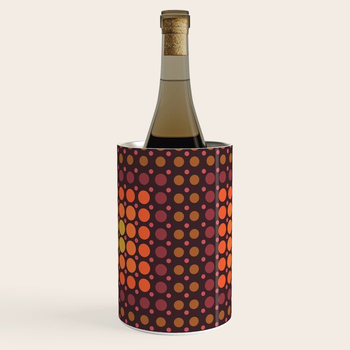 Dotted Retro Gradient - Hazel Wine Chiller Gallery Image 2