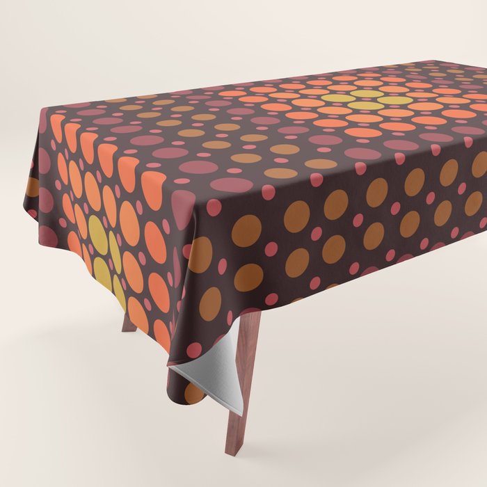 Dotted Retro Gradient - Hazel Tablecloth Gallery Image 1