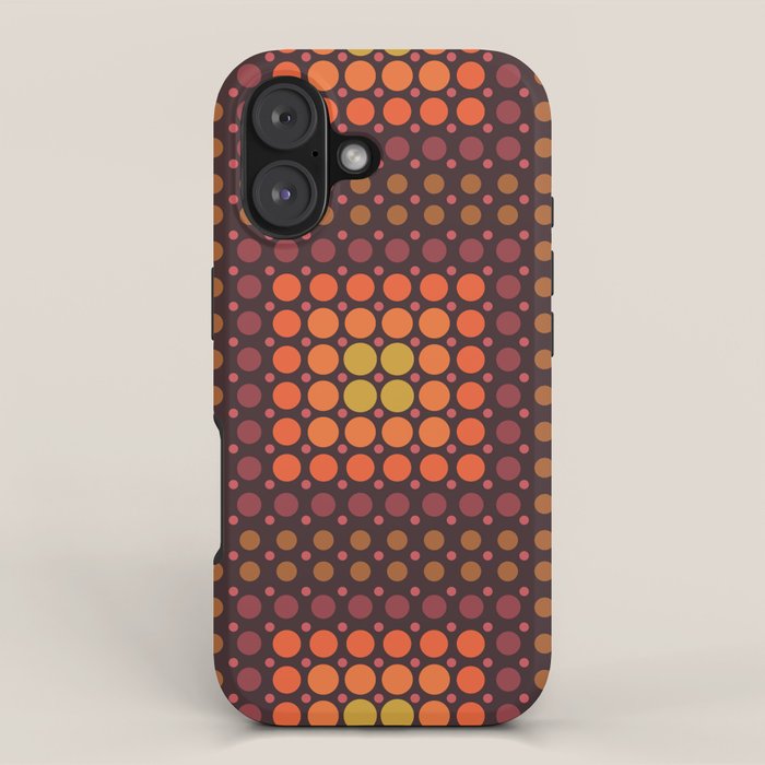 Dotted Retro Gradient - Hazel Iphone Case