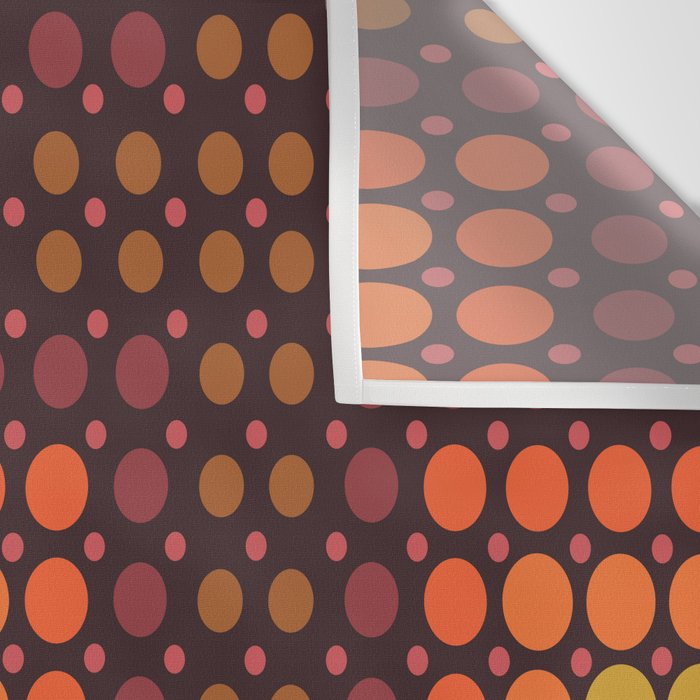 Dotted Retro Gradient - Hazel Wall Tapestry Gallery Image 3