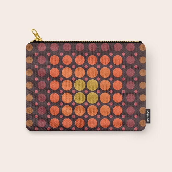 Dotted Retro Gradient - Hazel Carry All Pouch Gallery Image 1