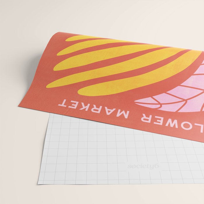 Sunglow & Cotton Candy: Les Fleurs | Flower Market Color Series 05 Wrapping Paper Gallery Image 2
