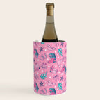 Cowgirl Christmas - pink and teal Wine Chiller Gallery Image 2