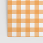 Orange gingham pattern Poster Gallery Image 3